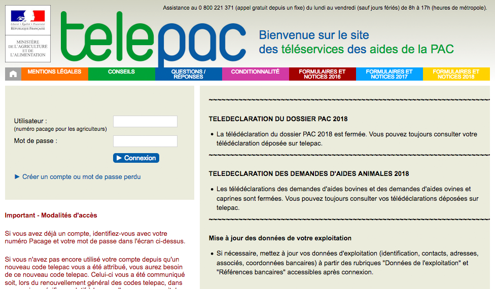Site web TelePAC