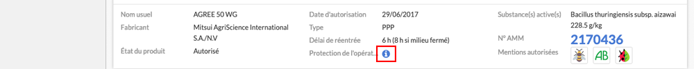 Protection de l'opérateur